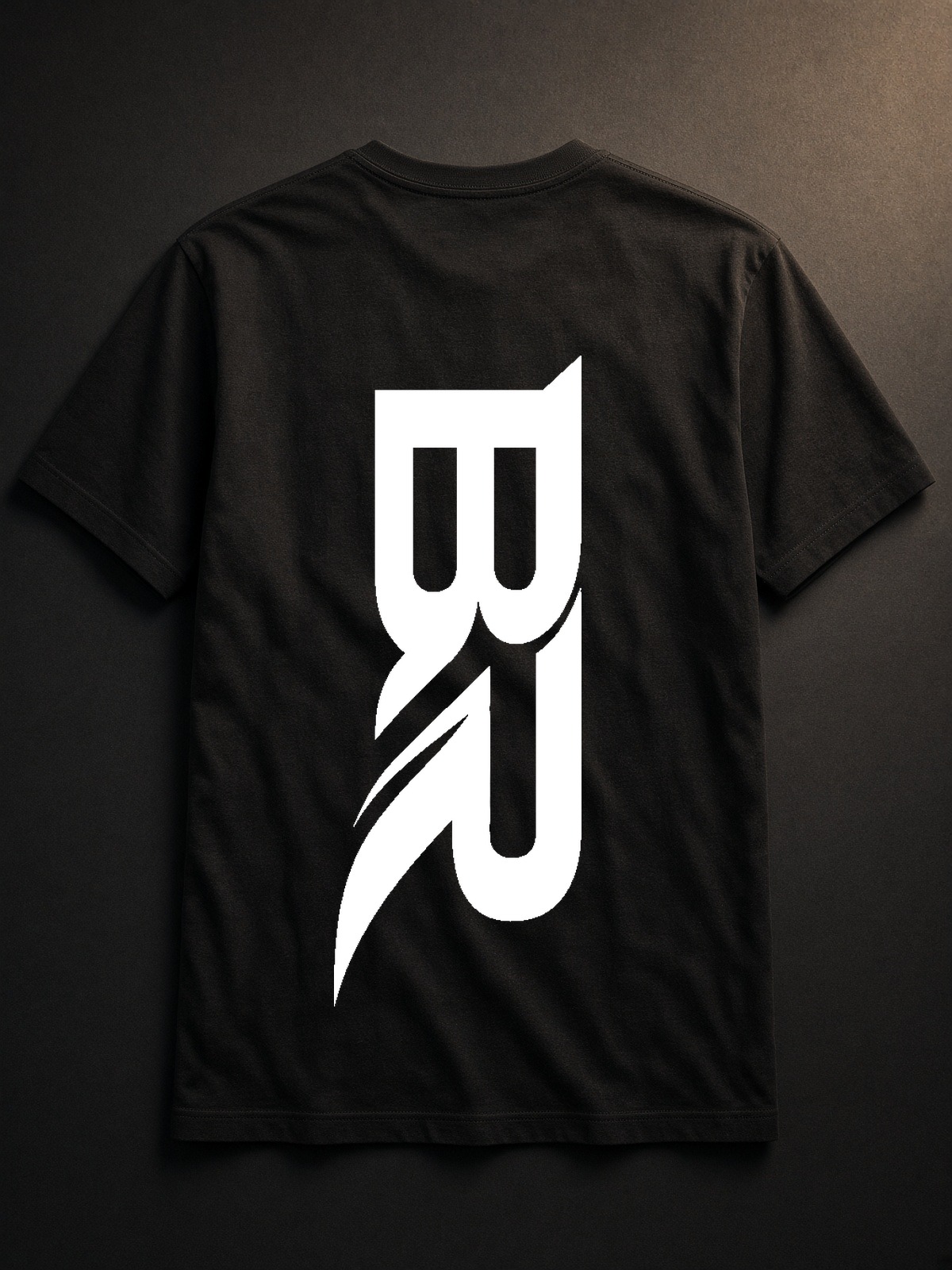 T-shirt zwart, achterkant