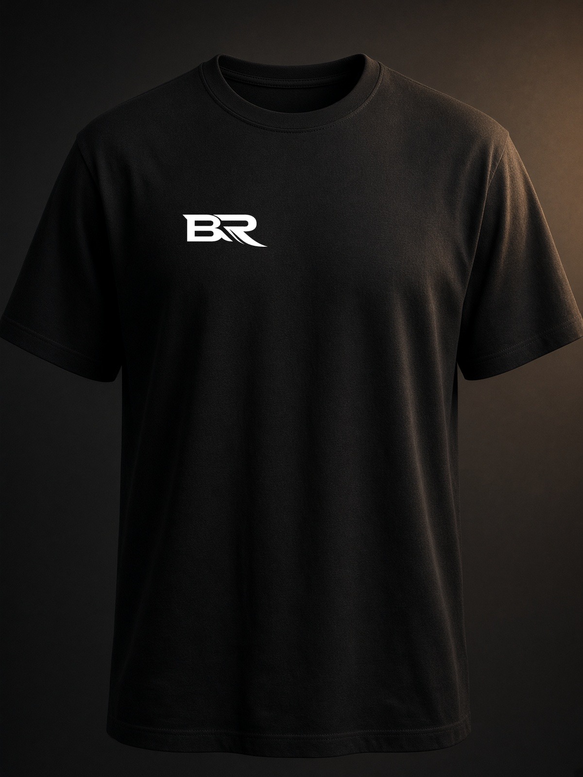 T-shirt zwart, voorkant